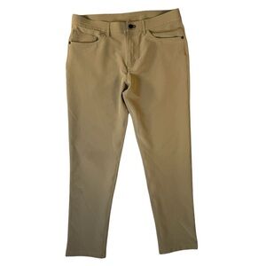 Public Rec Tan Straight Trouser Pants Men's Size 33